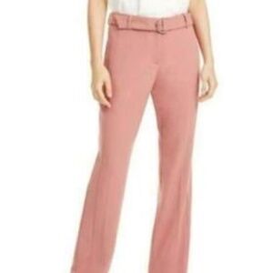 Alfani Belted Straight-Leg Pants